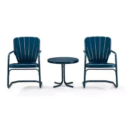 Hot Kirklands Home Madison 3-pc. Chat Set Blue