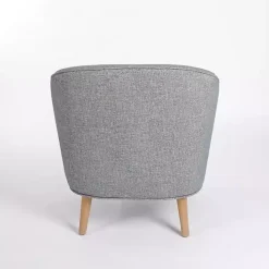 Outlet Kirklands Home Maria Curved Accent Chair Blue