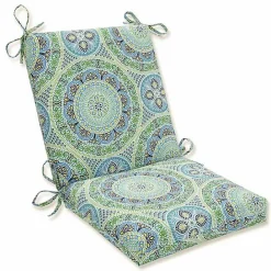 New Kirklands Home Blue Medallion Outdoor Chair Cushion