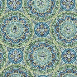 New Kirklands Home Blue Medallion Outdoor Chair Cushion