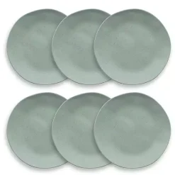 Discount Kirklands Home Melamine Santal Salad Plates, Set of 6 Blue