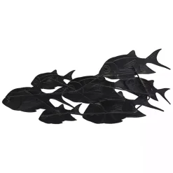 Hot Kirklands Home Metal School of Fish Wall Plaque Blue