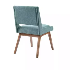 Clearance Kirklands Home Mid-Century Modern Dining Chairs, Set of 2 Blue