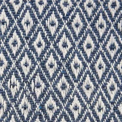 Best Kirklands Home Mini Diamond Fringe End Table Runner, 108 in. Blue
