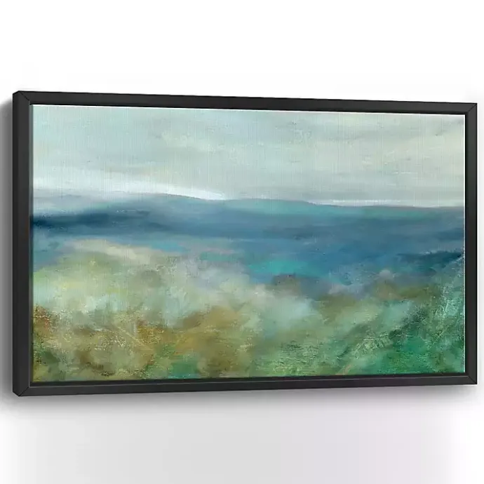 Sale Kirklands Home Blue Mountain Overlook Framed Canvas Art Print