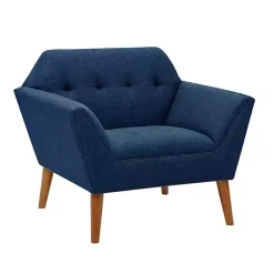 Online Kirklands Home Newman Mid-Century Accent Chair Blue