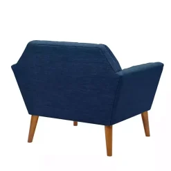 Online Kirklands Home Newman Mid-Century Accent Chair Blue
