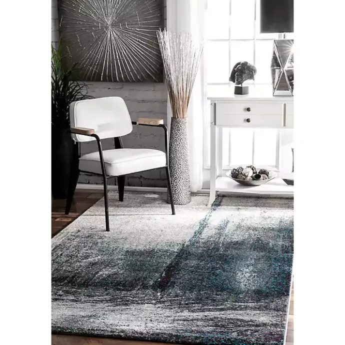 Online Kirklands Home Blue Nora Abstract Area Rug, 5x8