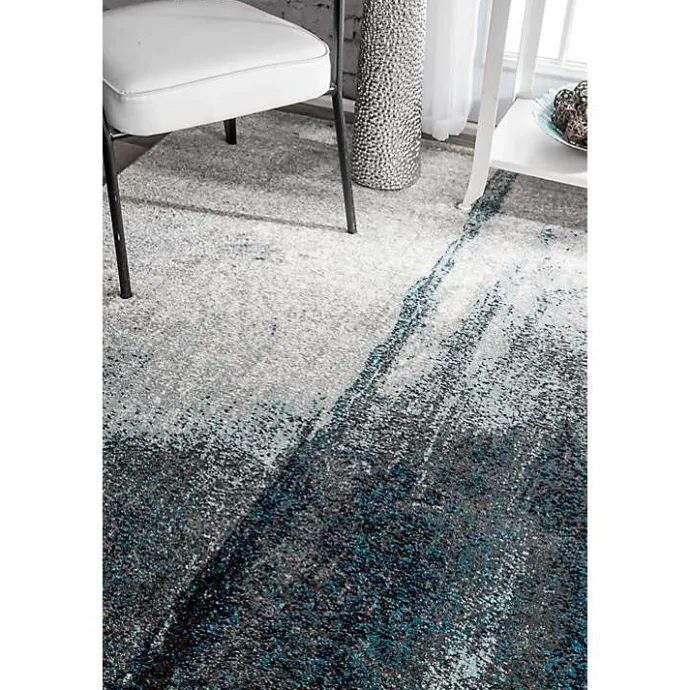 Online Kirklands Home Blue Nora Abstract Area Rug, 5x8