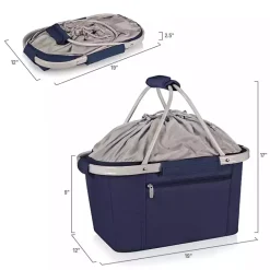 New Kirklands Home Ole Miss Rebels Cooler Basket Blue