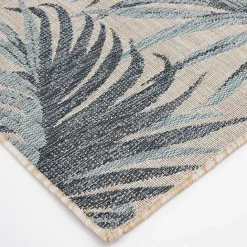 Outlet Kirklands Home Palm Fronds Lava Indoor/Outdoor Area Rug, 5x7 Blue