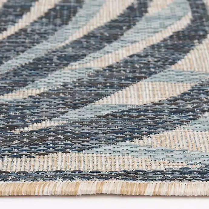 Outlet Kirklands Home Palm Fronds Lava Indoor/Outdoor Area Rug, 5x7 Blue