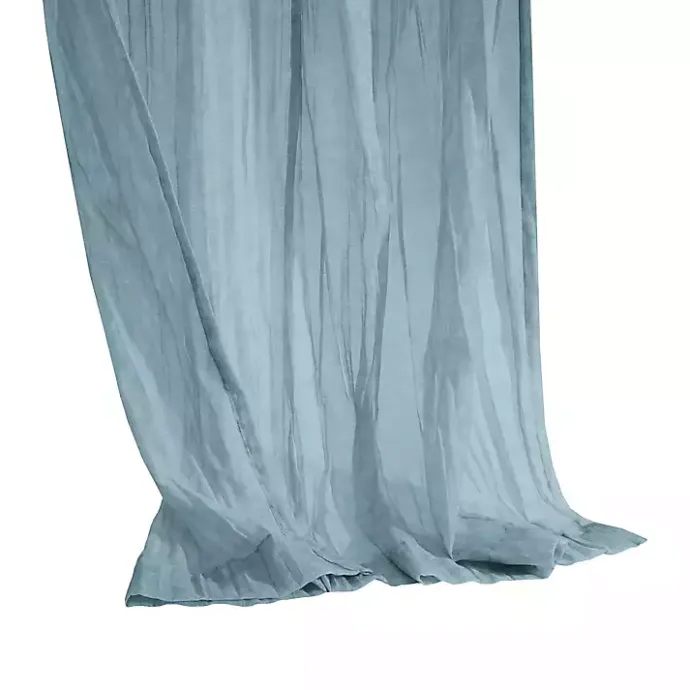 Kirklands Home Paloma Curtain Panel, 95 in. Blue