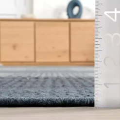 Sale Kirklands Home Plaid Emily Henderson x RugsUSA Rug, 8x10 Blue