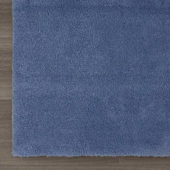 Online Kirklands Home Plush Microfiber Bath Mat, 20x30 Blue