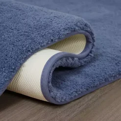 Online Kirklands Home Plush Microfiber Bath Mat, 20x30 Blue