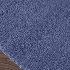 Online Kirklands Home Plush Microfiber Bath Mat, 20x30 Blue