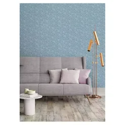 Hot Kirklands Home Poplin Peel & Stick Wallpaper Blue