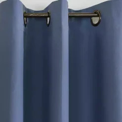 Sale Kirklands Home Room Darkening Curtain Panel Set, 84 in. Blue