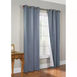 Kirklands Home Room Darkening Curtain Panel Set, 95 in. Blue