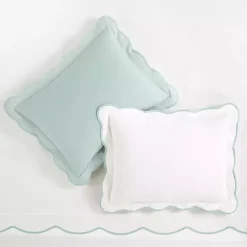 Kirklands Home Blue Scallop Edge 3-pc. Full/Queen Duvet Cover Set