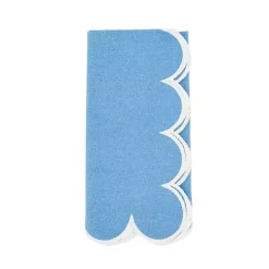 Discount Kirklands Home Scalloped Edge Napkins, Set of 4 Blue