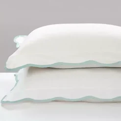 Clearance Kirklands Home Blue Scalloped Edge 3-pc. Full/Queen Comforter Set