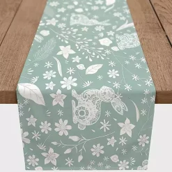 Clearance Kirklands Home Blue Scandinavian Bunny Table Runner, 72 in.