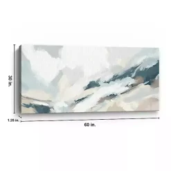 Hot Kirklands Home Blue Seaside Abstract Canvas Art Print