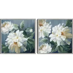 Outlet Kirklands Home Secret Garden Framed Canvas Art Print Blue