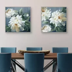 Outlet Kirklands Home Secret Garden Framed Canvas Art Print Blue