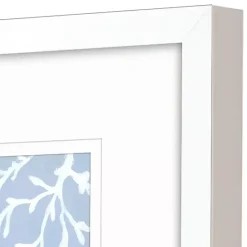 Online Kirklands Home Blue Shell Silhouettes Framed Art Prints, Set of 2