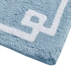 Outlet Kirklands Home Simple Trim Cotton Tufted Bath Mat, 72 in. Blue