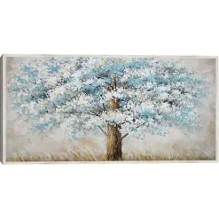 Clearance Kirklands Home Blue Solitude Framed Canvas Art Print