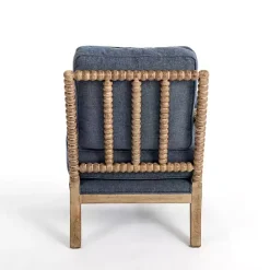 Online Kirklands Home Spencer Spindle Armchair Blue