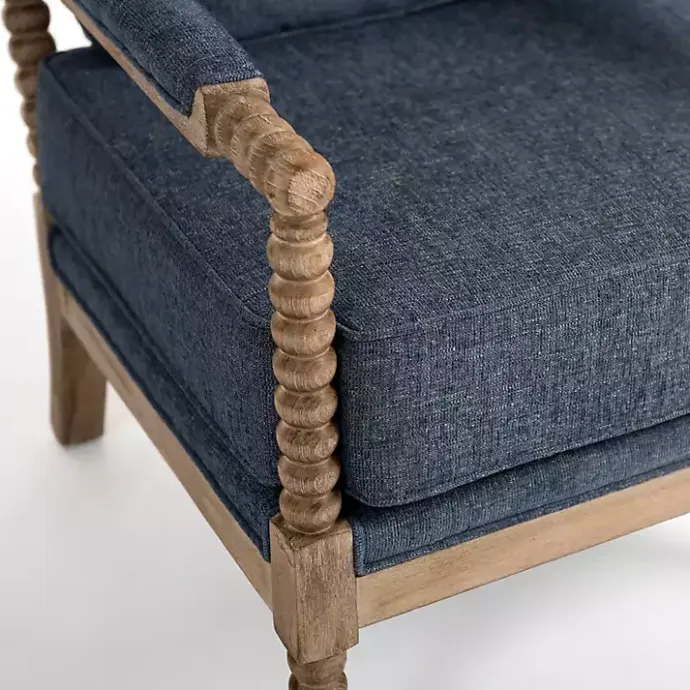 Online Kirklands Home Spencer Spindle Armchair Blue