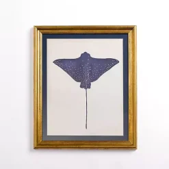 Hot Kirklands Home Blue Stingray Framed Art Print