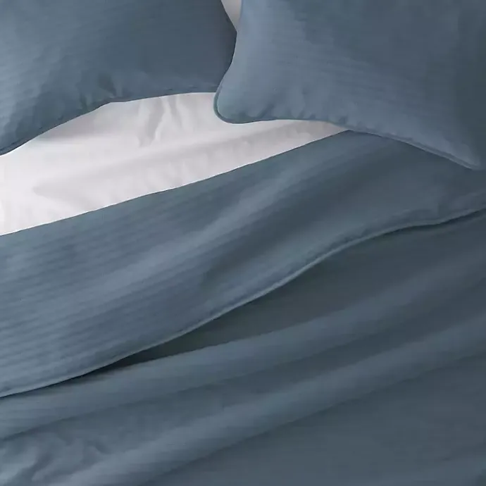 Best Kirklands Home Stitched Stripes 3-pc. King Quilt Set Blue