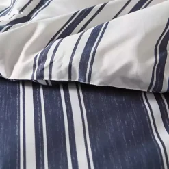 Online Kirklands Home Blue Stripe Jackson 3-pc. King Comforter Set