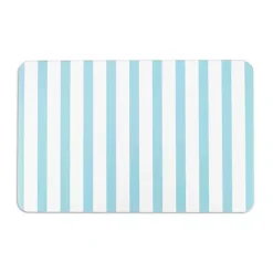Kirklands Home Blue Striped Stone Bath Mat