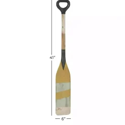 Online Kirklands Home Striped Wood Canoe Oar Wall Plaque Blue