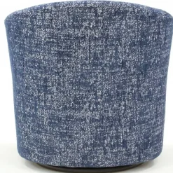 Hot Kirklands Home Swivel Barrel Accent Chair Blue