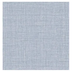 Discount Kirklands Home Textured Faux Fabric Peel & Stick Wallpaper Blue