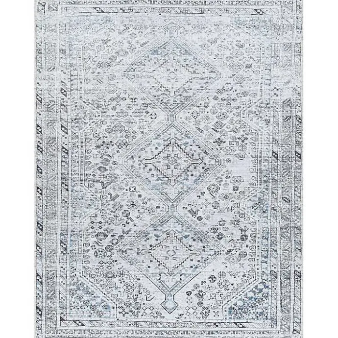 Online Kirklands Home Traditional Washable Area Rug, 6x9 Blue