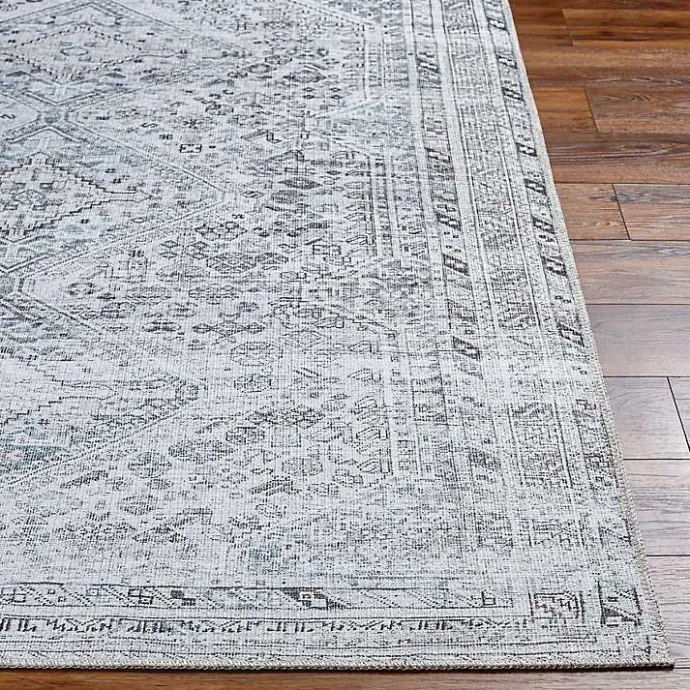 Online Kirklands Home Traditional Washable Area Rug, 6x9 Blue