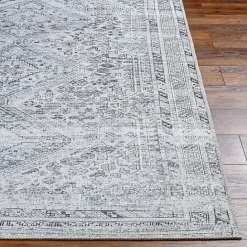 New Kirklands Home Traditional Washable Area Rug, 7x10 Blue