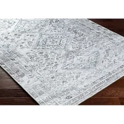 New Kirklands Home Traditional Washable Area Rug, 7x10 Blue