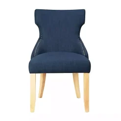 Online Kirklands Home Upholstered Wingback Dining Chairs, Set of 2 Blue