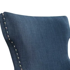 Online Kirklands Home Upholstered Wingback Dining Chairs, Set of 2 Blue