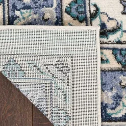 Best Kirklands Home Blue Vintage Medallion Indoor/Outdoor Rug, 4x6